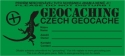 Samolepka Geocache CZ zelená - mini